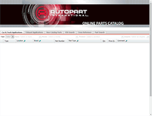 Tablet Screenshot of ecat.autopartintl.com